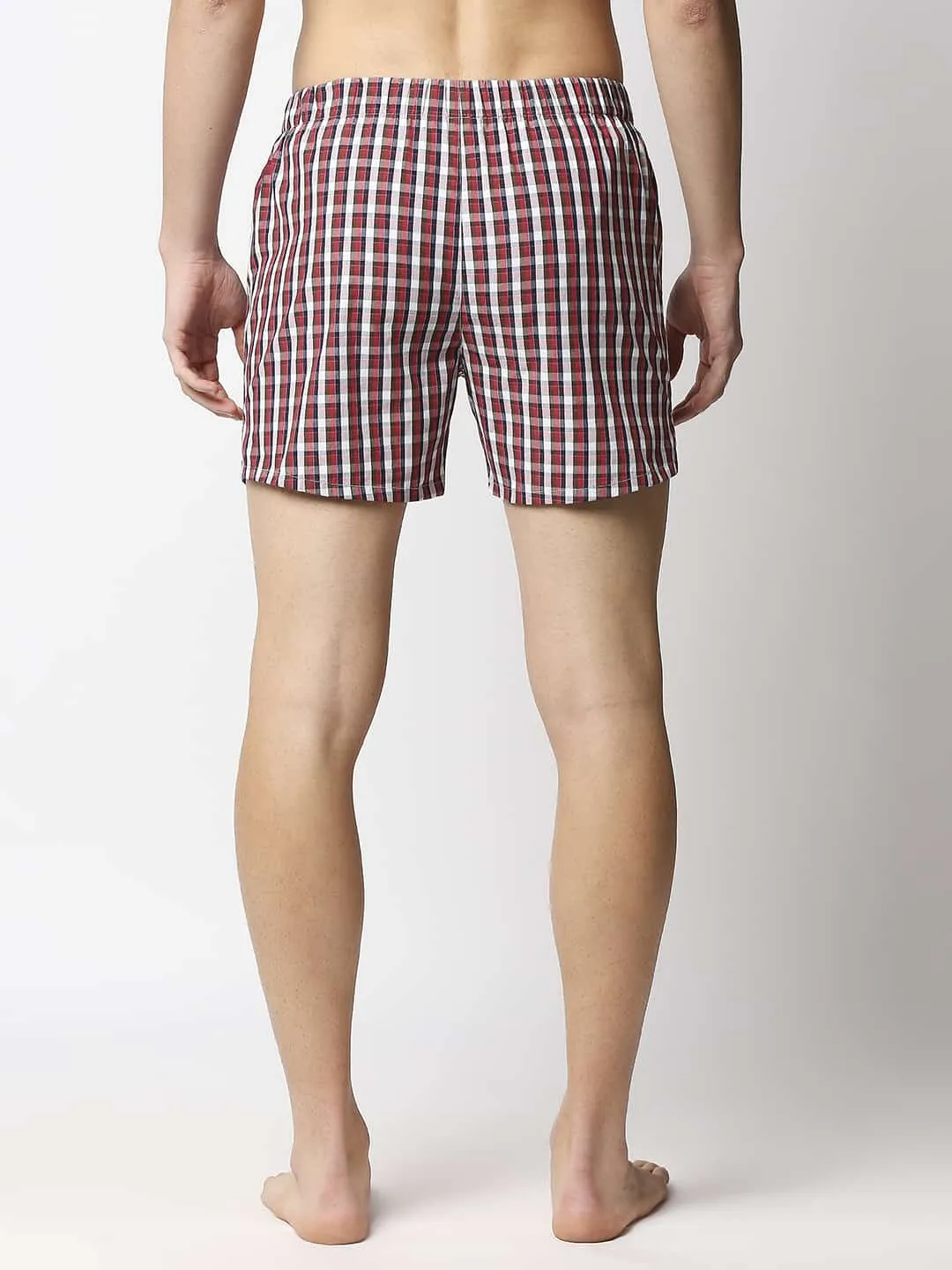 Checked Pure Cotton Boxers