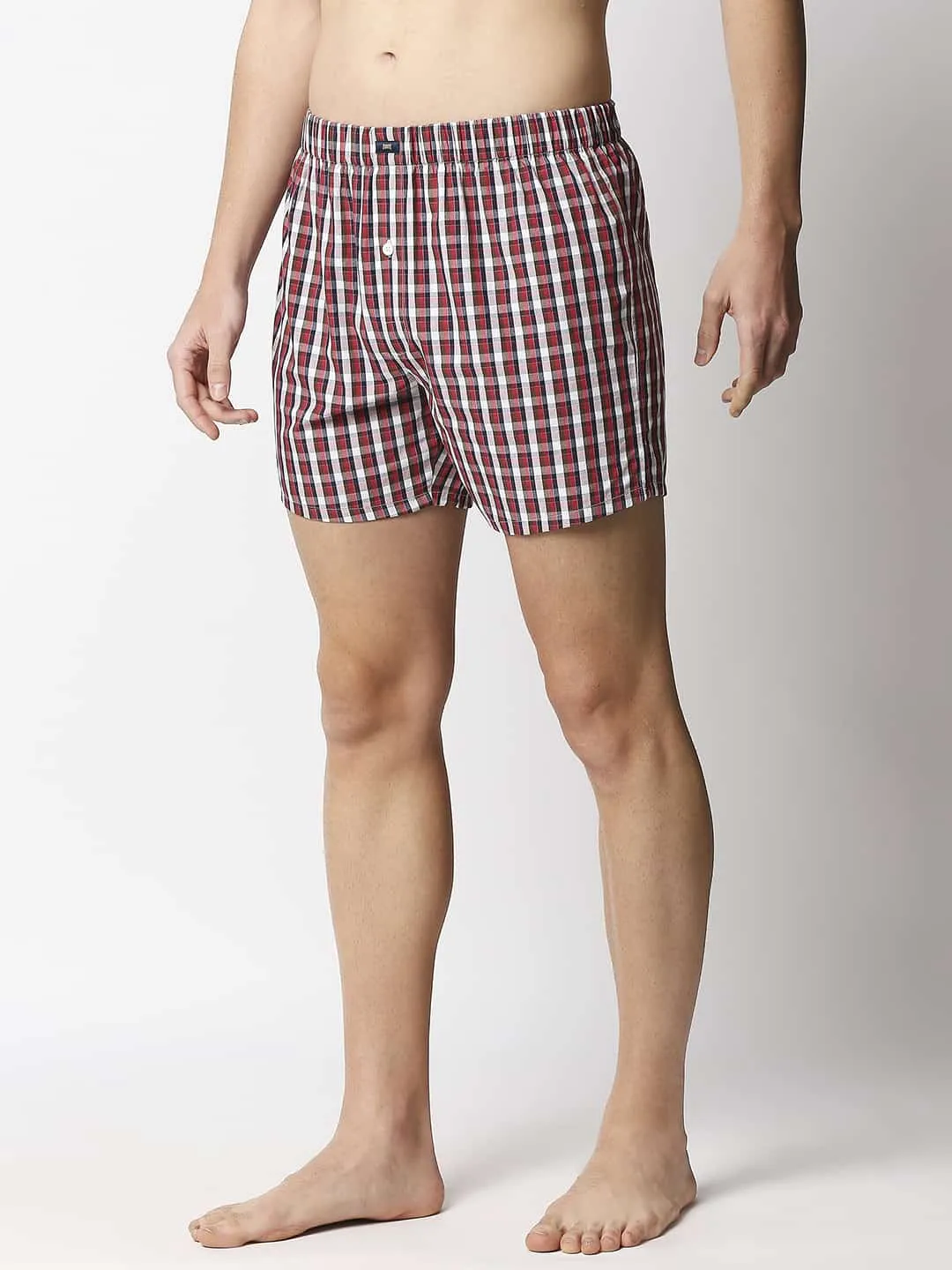 Checked Pure Cotton Boxers