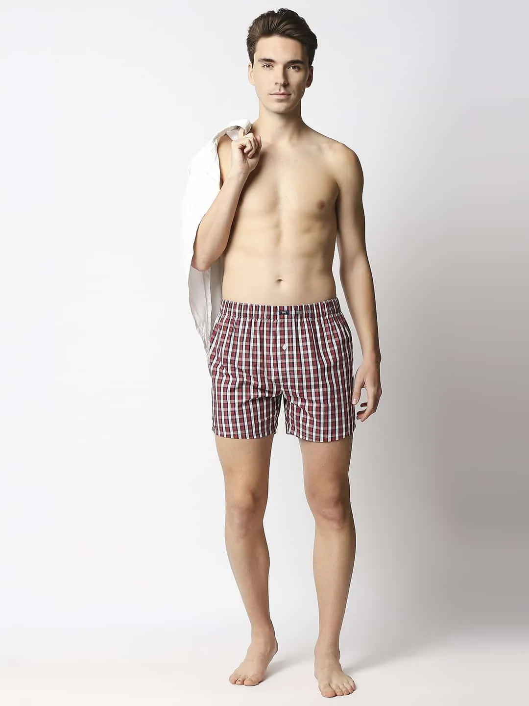 Checked Pure Cotton Boxers