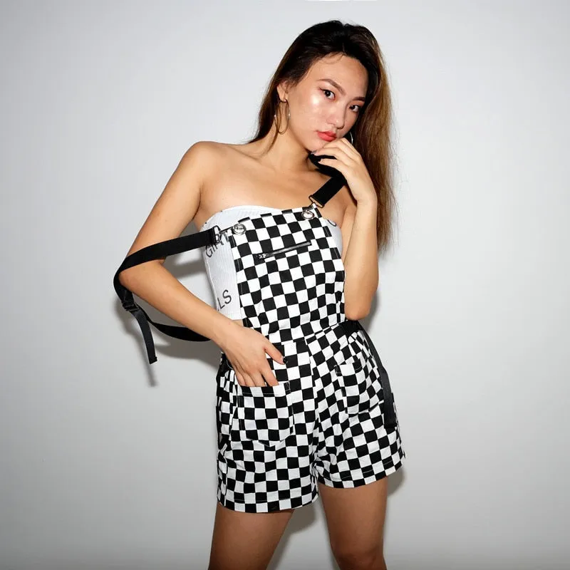 Checkerboard Jumpsuit