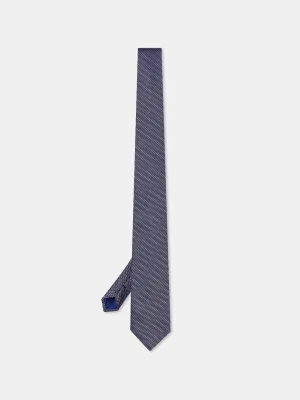 Checkered Pattern Tie 100% Silk 7,5cm