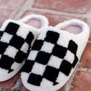 Checkered Slippers