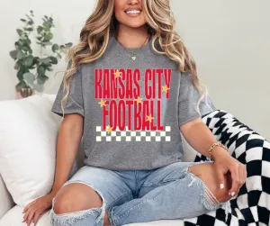 Checkers Kansas City & Stars Grey Tee