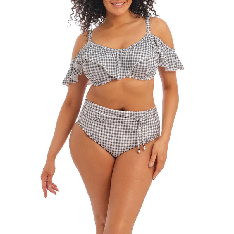 Checkmate Underwired Bikini Top Grey Marl - Elomi Swim