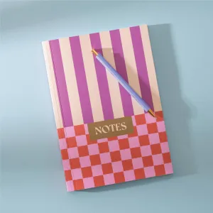 Checks & Stripes Notebook