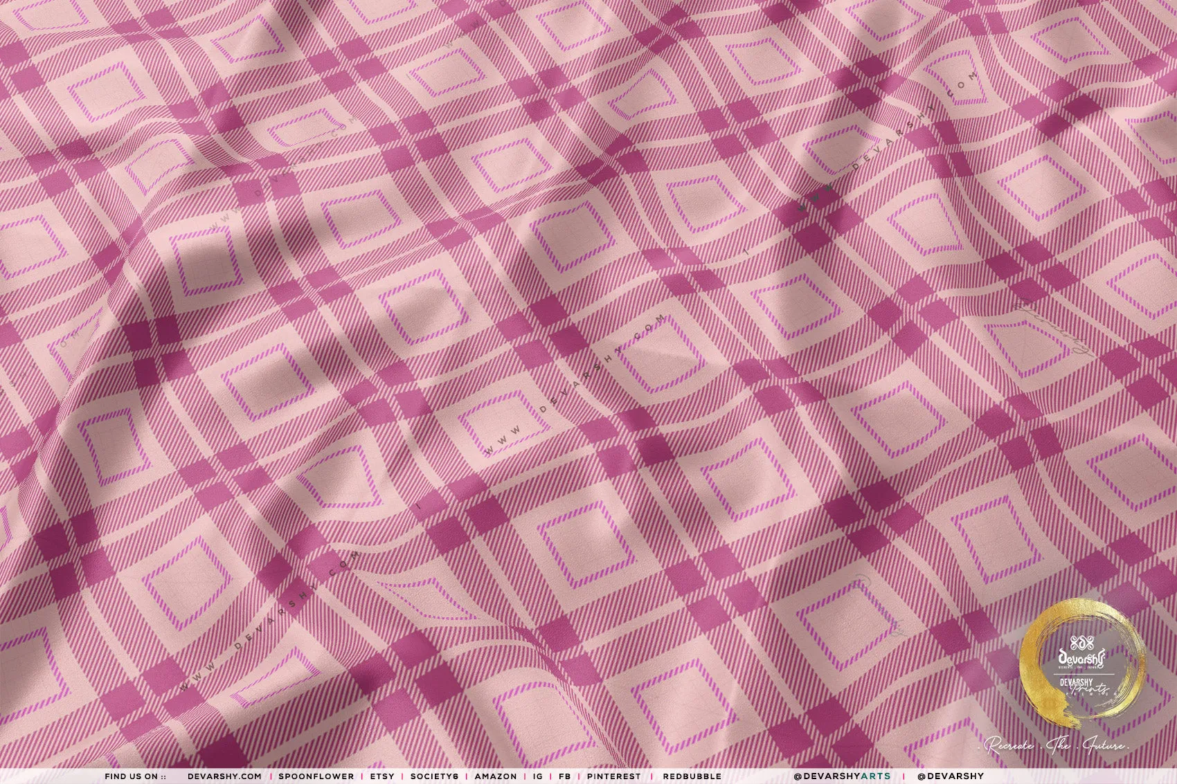 Checks Print Apparel Fabric 3Meters , 6 Designs | 8 Fabrics Option | Plaid Fabric By the Yard | 038