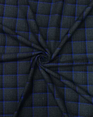 CHECKS WOOLEN TWEED FABRIC (WIDTH 56 INCHES)