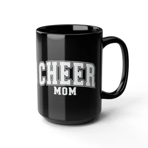 CHEER MOM - Black Mug (11oz, 15oz)