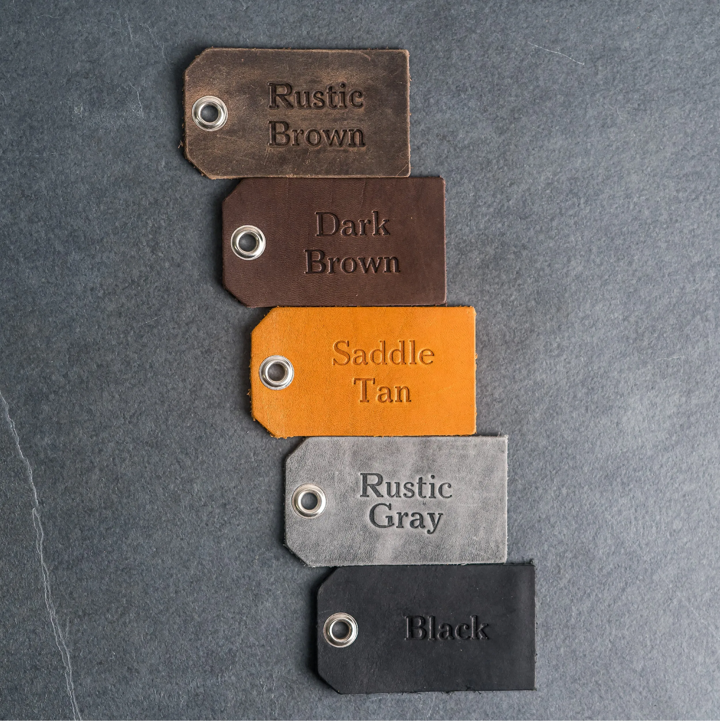 Cheery Mishaps - Personalized Leather Luggage Tags