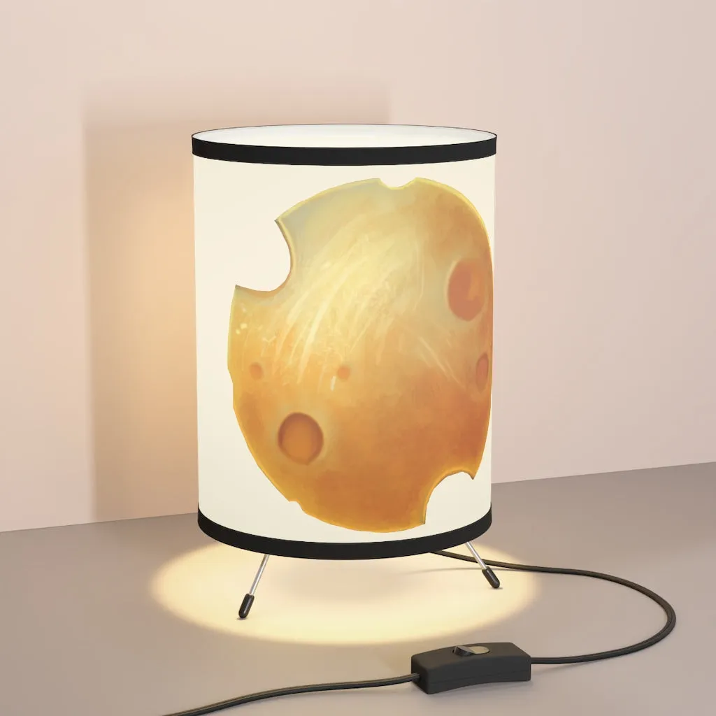 Cheese Tripod Lamp with High-Res Printed Shade, US\CA plug