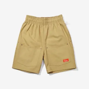 Chef Shorts Front Pocket - Canvas Peanut