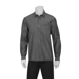 Chef Works SKL001BLK2XL Cook's Shirt