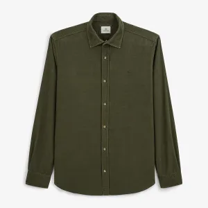 Chemise en velours army