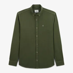 Chemise épaisse en coton unie army