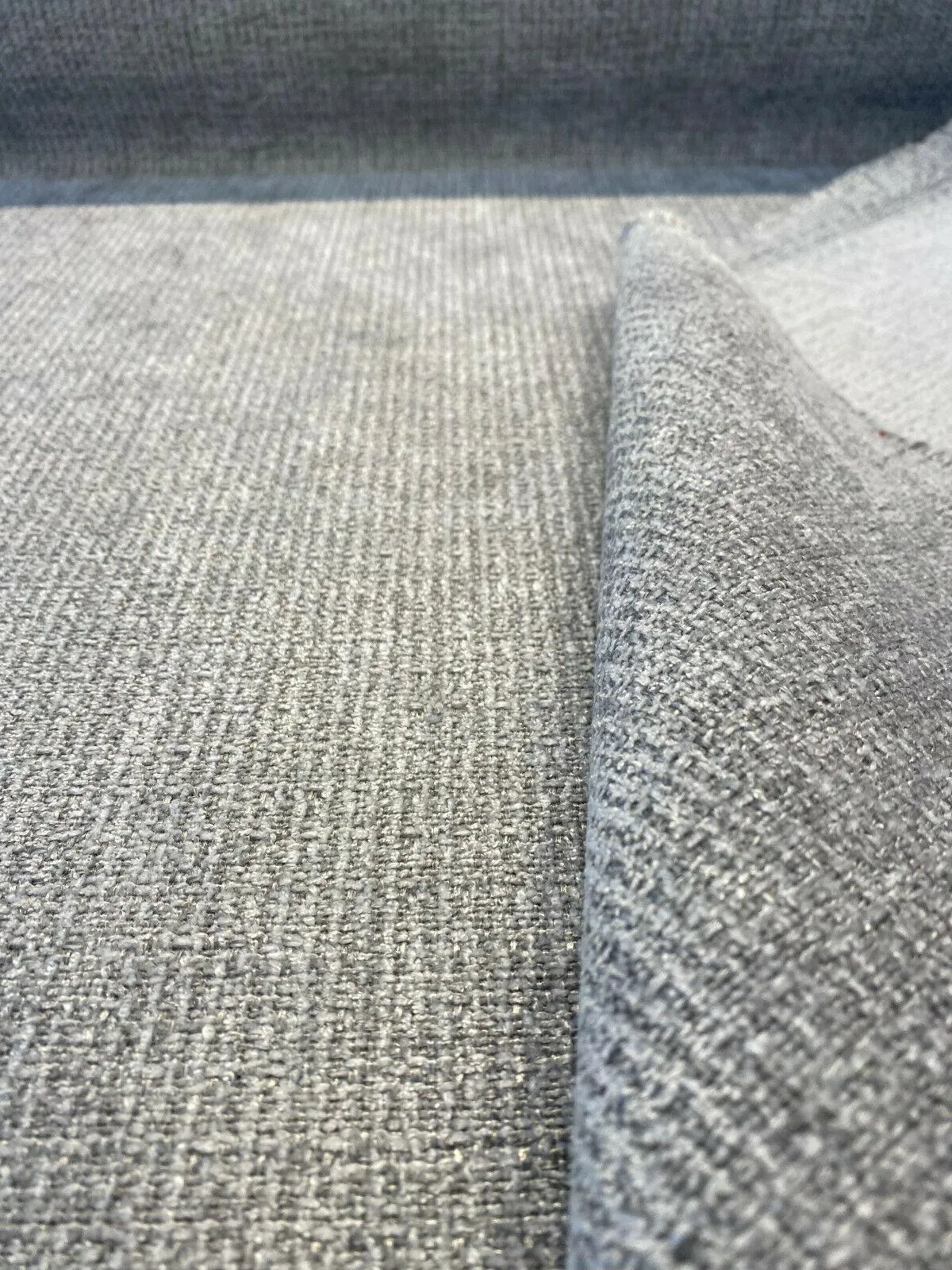 Chenille Upholstery Samson Slate Gray Fabric By The Yard