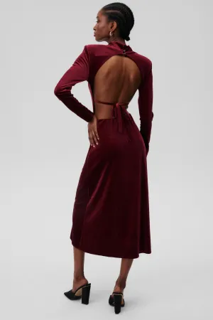 Cherie Dress Burgundy