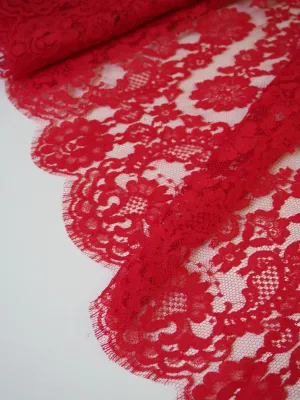 Cherry Corded Wave Scallop Lace Trim 33cm