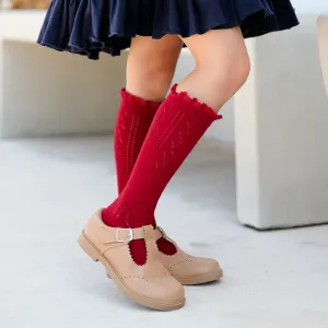 Cherry Fancy Knee High Socks