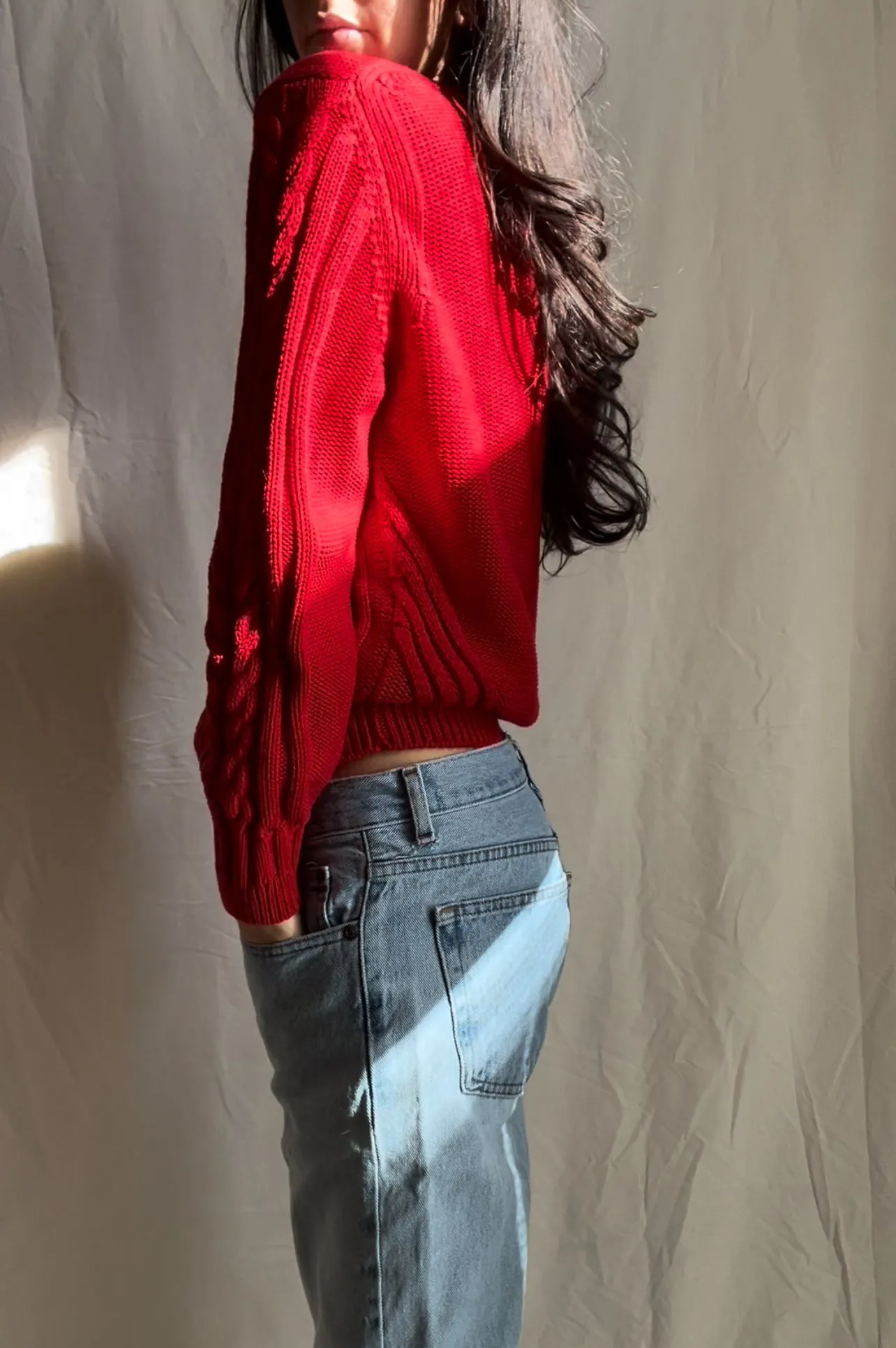 Cherry Knit Sweater