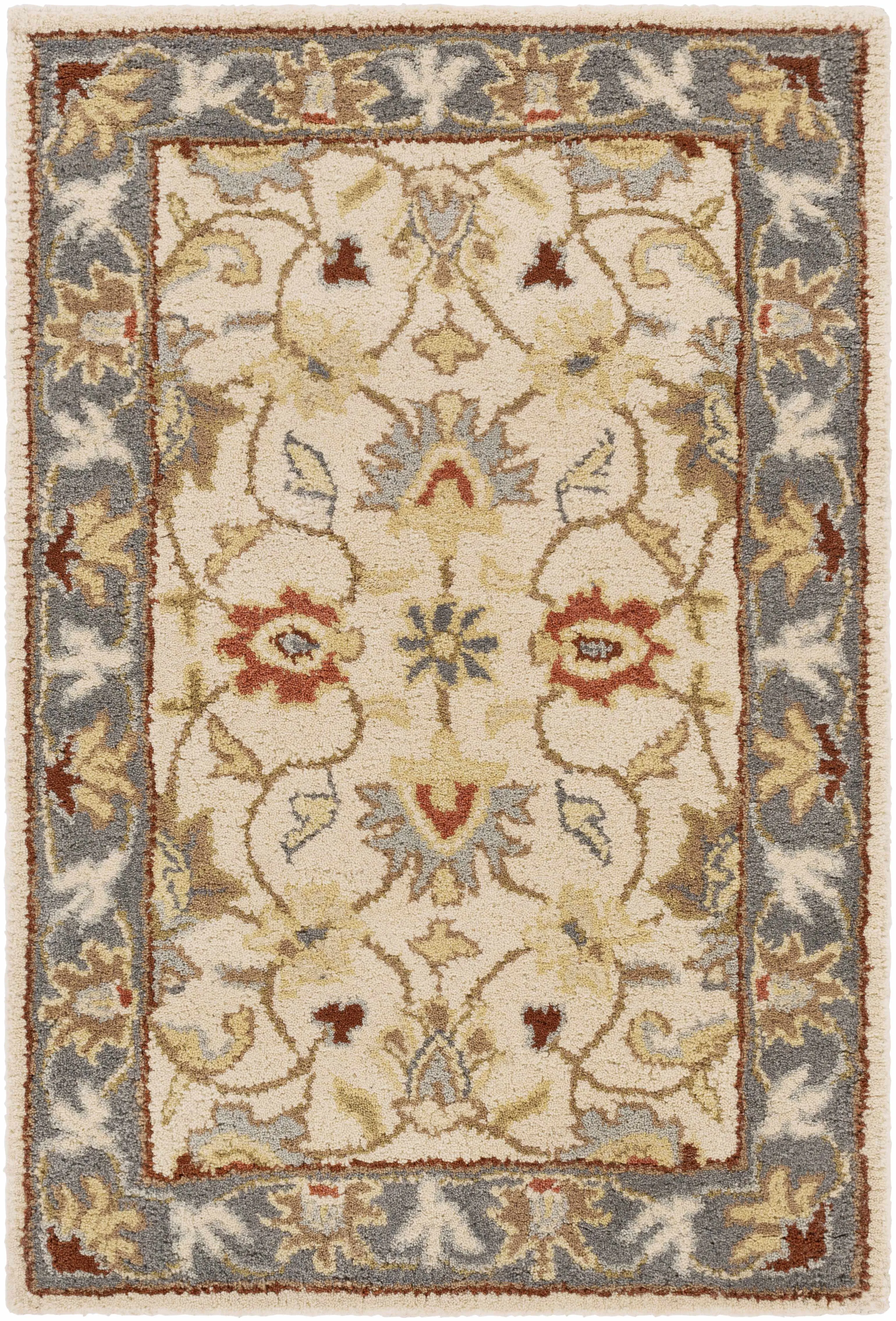 Cherryfield 1125 Yellow&Sage Wool Rug