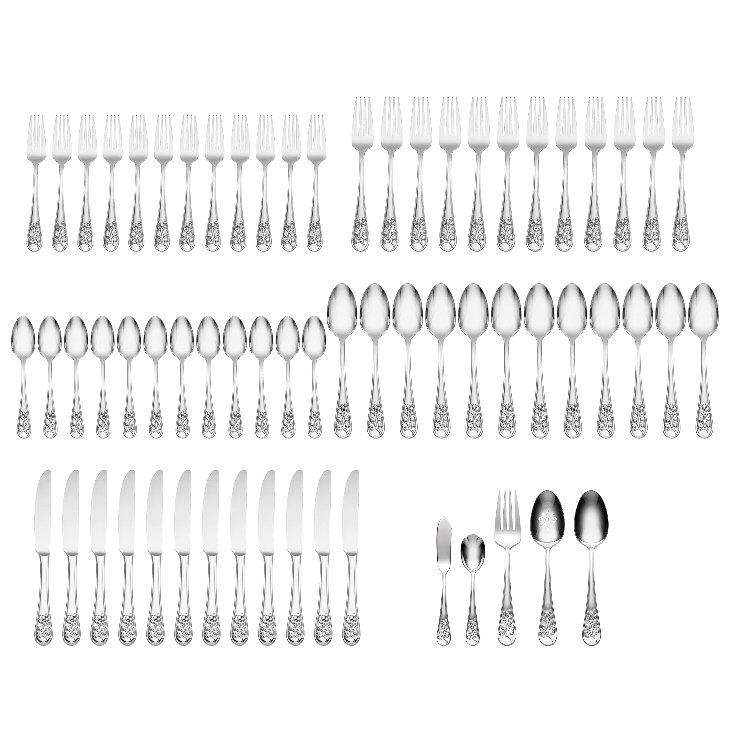 Chestnut Ridge 65-Piece Flatware Set