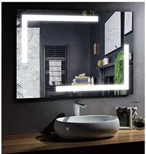 Cheval Glasses LED Light Wall Mirror with Touch Sensor - (18 x 24 inches)| Made in India