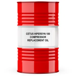 Chevron Cetus HiPerSYN 100 Compressor Replacement Oil by RDT - 55 Gallon Drum