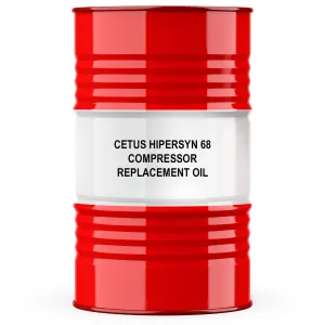 Chevron Cetus HiPerSYN 68 Compressor Replacement Oil by RDT - 55 Gallon Drum