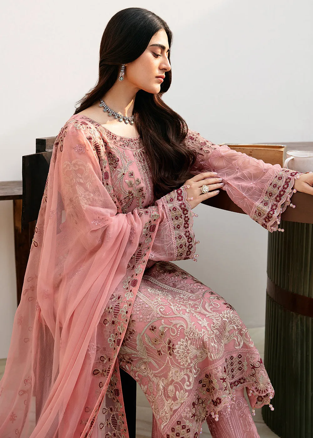 Chevron Chiffon Collection Volume 8 by Ramsha | A-805