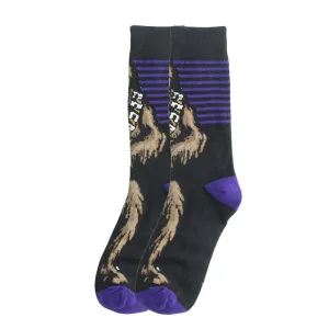 Chewbacca Cartoon Socks, Fun Novelty Mens/Womens Crew Character Socks