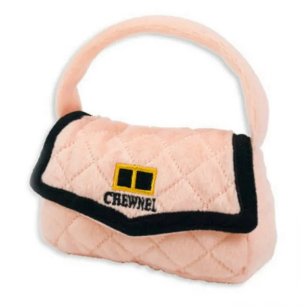 Chewnel Pink Bag Dog Toy