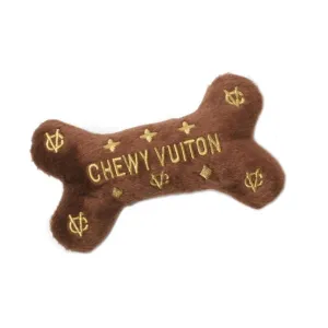 Chewy Vuiton Bone Dog Toy