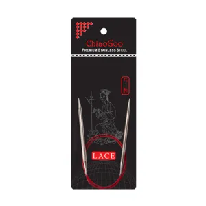 ChiaoGoo RED Lace Circular Needles - US 17 (12.75mm) - 47"