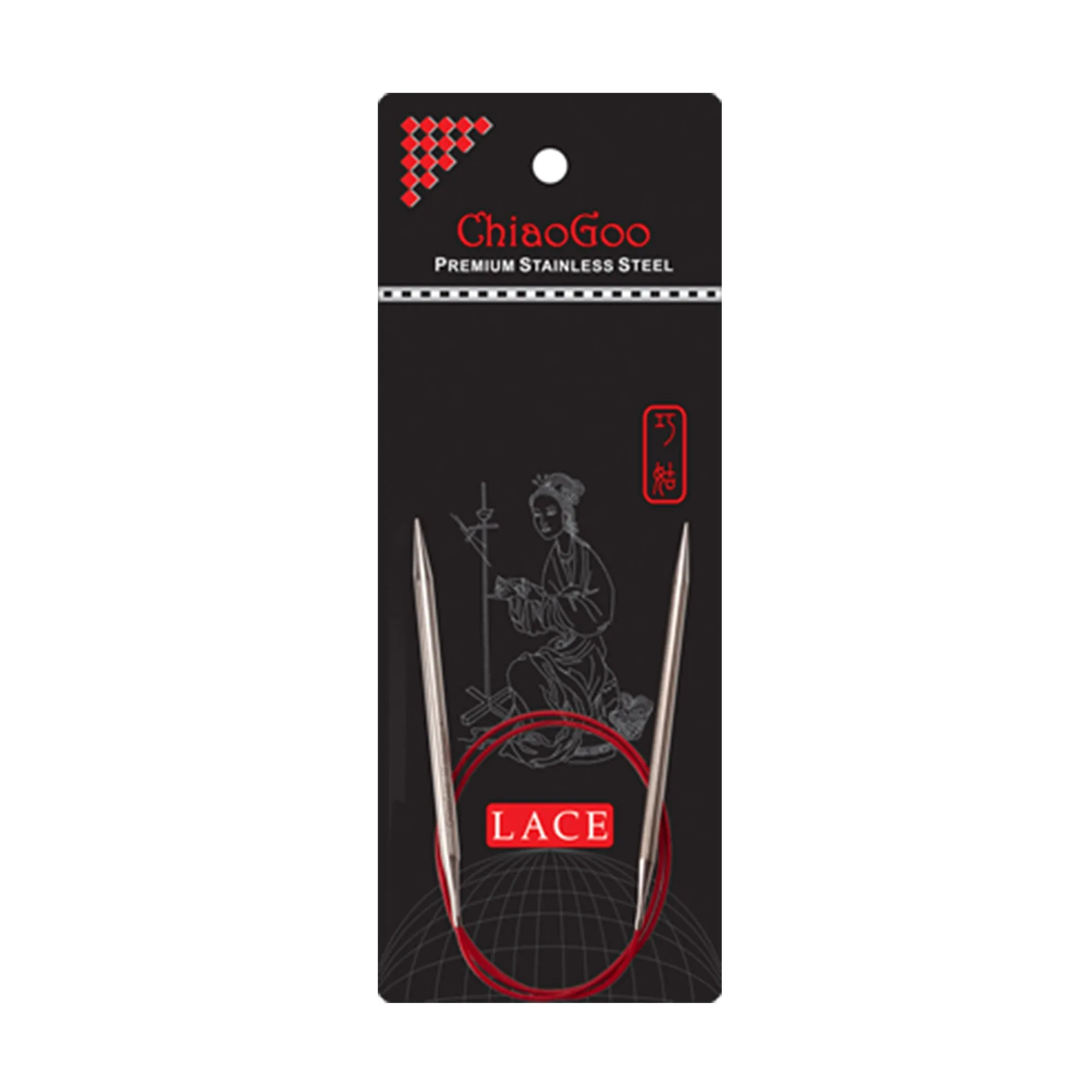 ChiaoGoo RED Lace Circular Needles - US 2 (2.75mm) - 16"