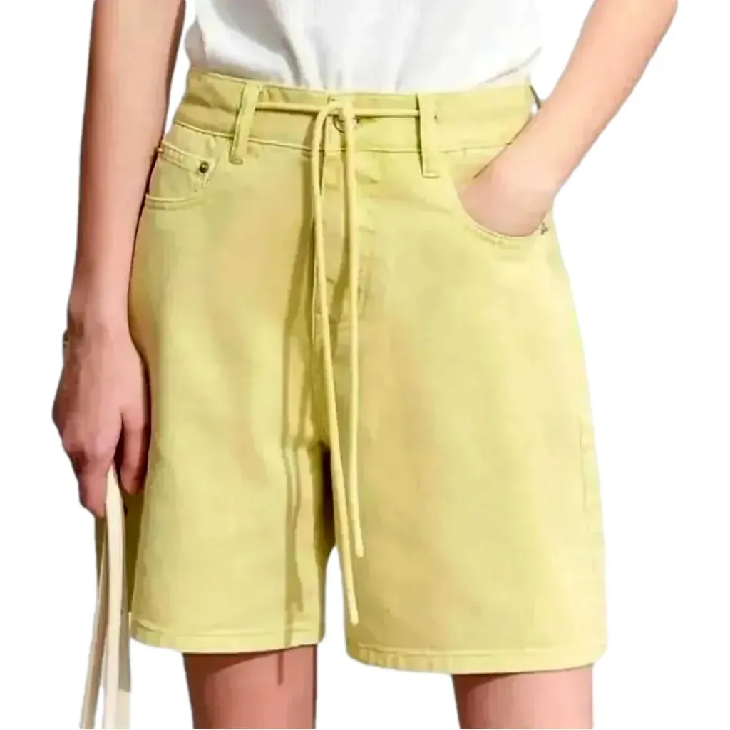 Chic denim shorts for women