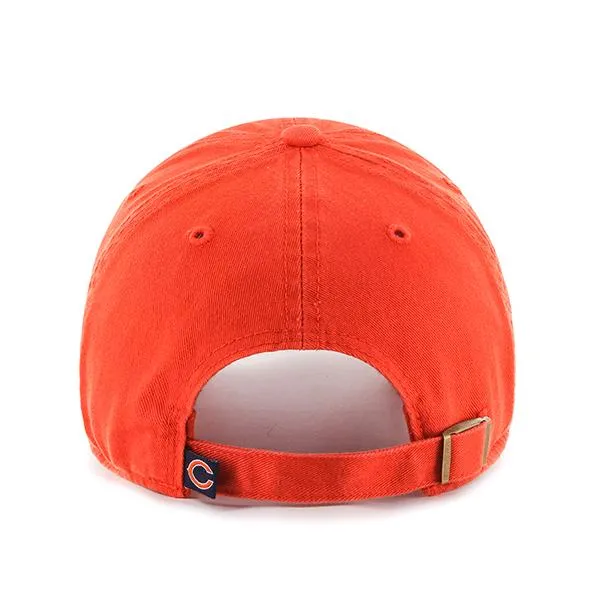 Chicago Bears 47 Brand Orange Clean Up Adjustable Slouch Hat Cap