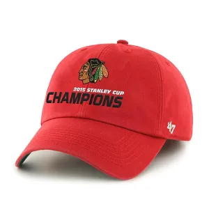 Chicago Blackhawks 2015 NHL Stanley Cup Champions 47 Brand Fitted Hat Cap