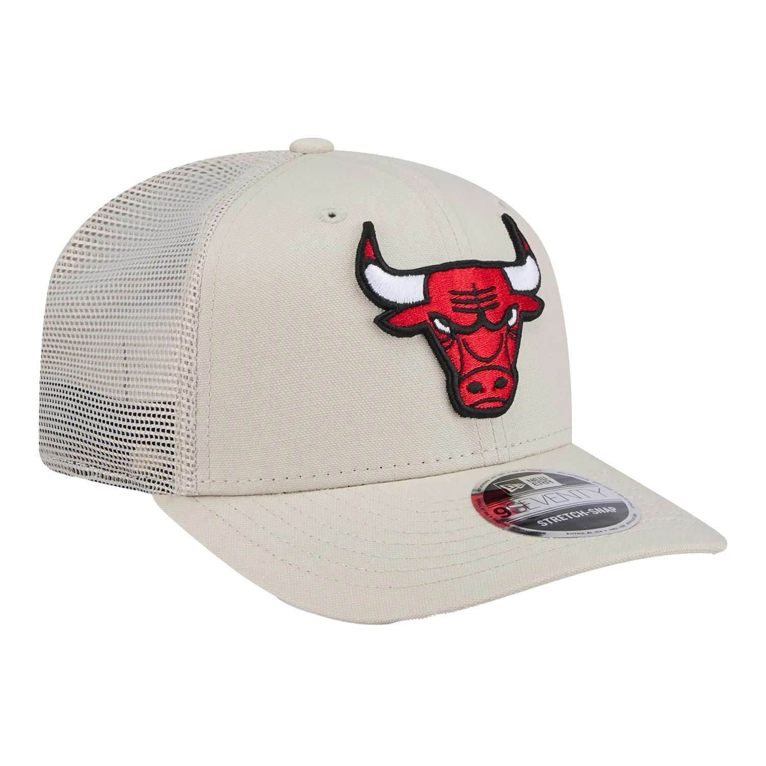 Chicago Bulls New Era 970SS Canvas Trucker Hat