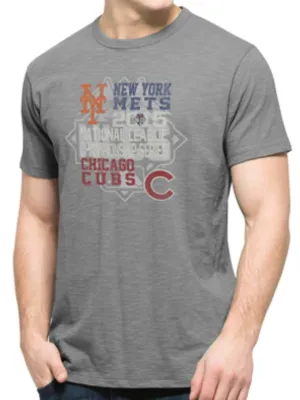 Chicago Cubs New York Mets 47 Brand 2015 NLCS Postseason Scrum T-Shirt