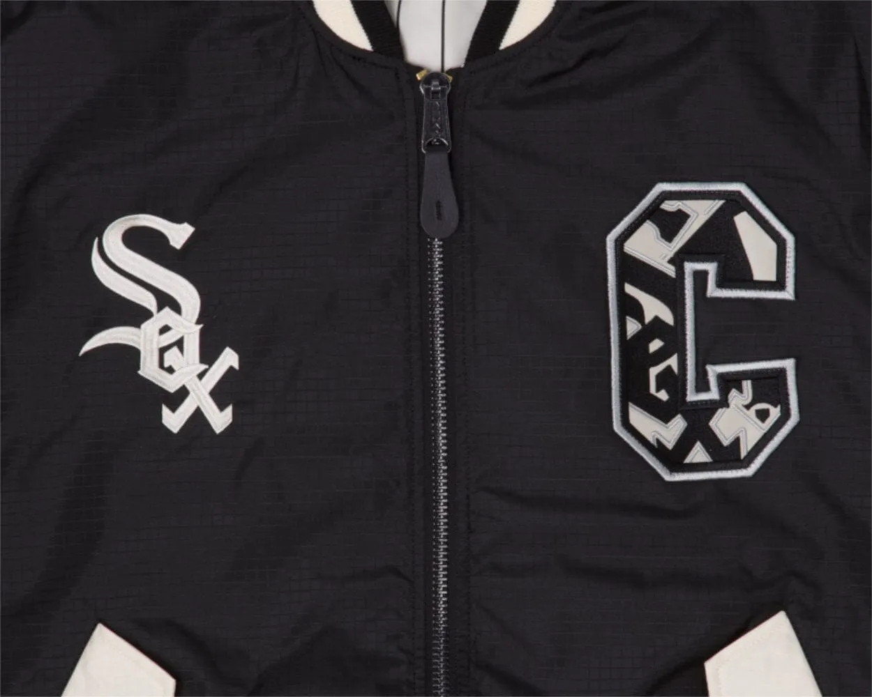 CHICAGO WHITE SOX X ALPHA X NEW ERA L-2B BOMBER JACKET