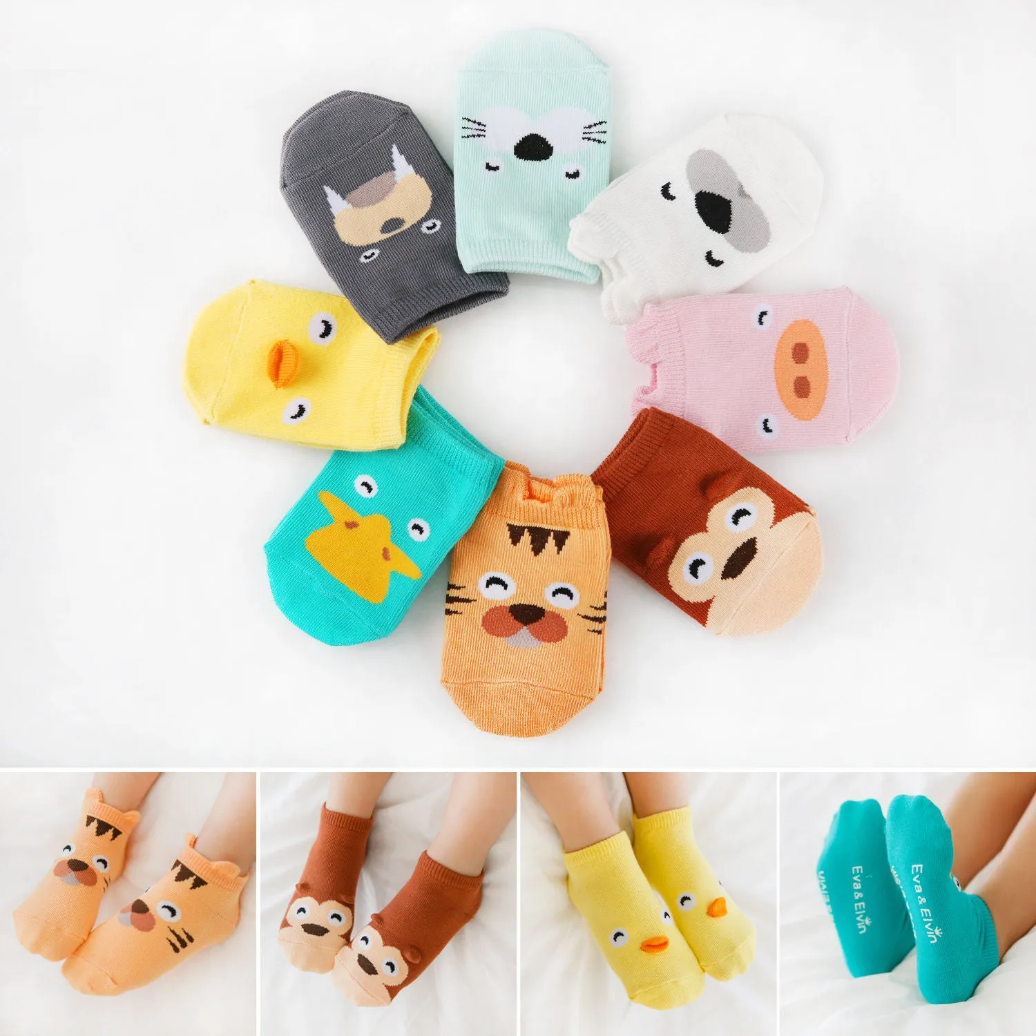 Chicky Animal Ankle Socks