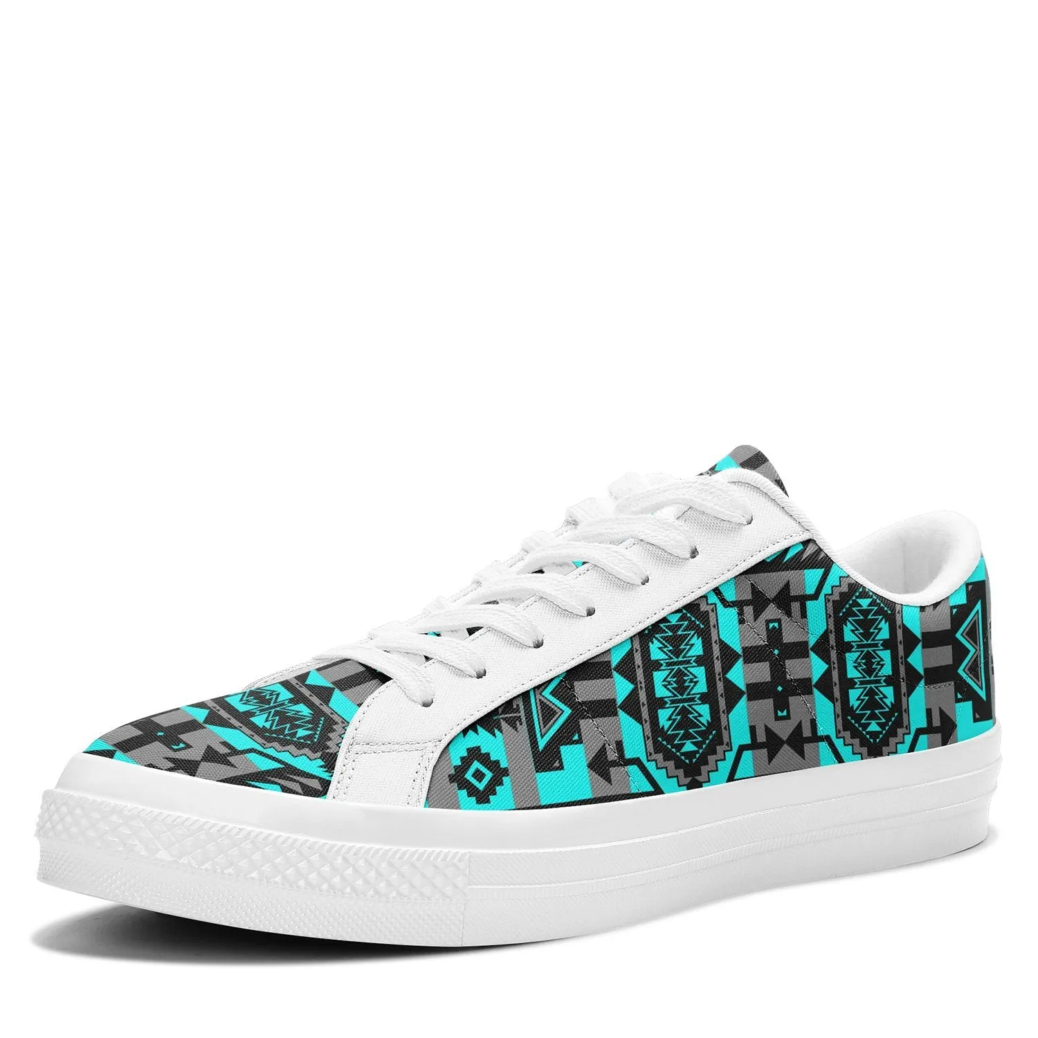 Chiefs Mountain Sky Aapisi Low Top Canvas Shoes White Sole