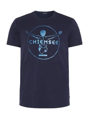 Chiemsee regular fit T-shirt, blue/navy/light blue