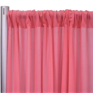 Chiffon Drapery Panels (54" Wide) / 73 Colors