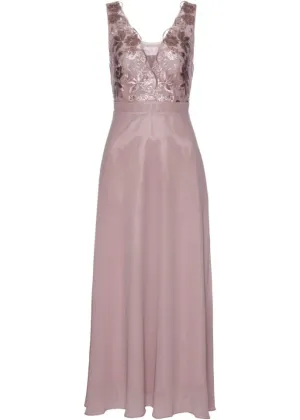 Chiffon dress with sequin embroidery Bpc Selection