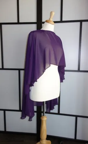 Chiffon Multi Purpose Shoulder Shawl Shrug in 3 Colors