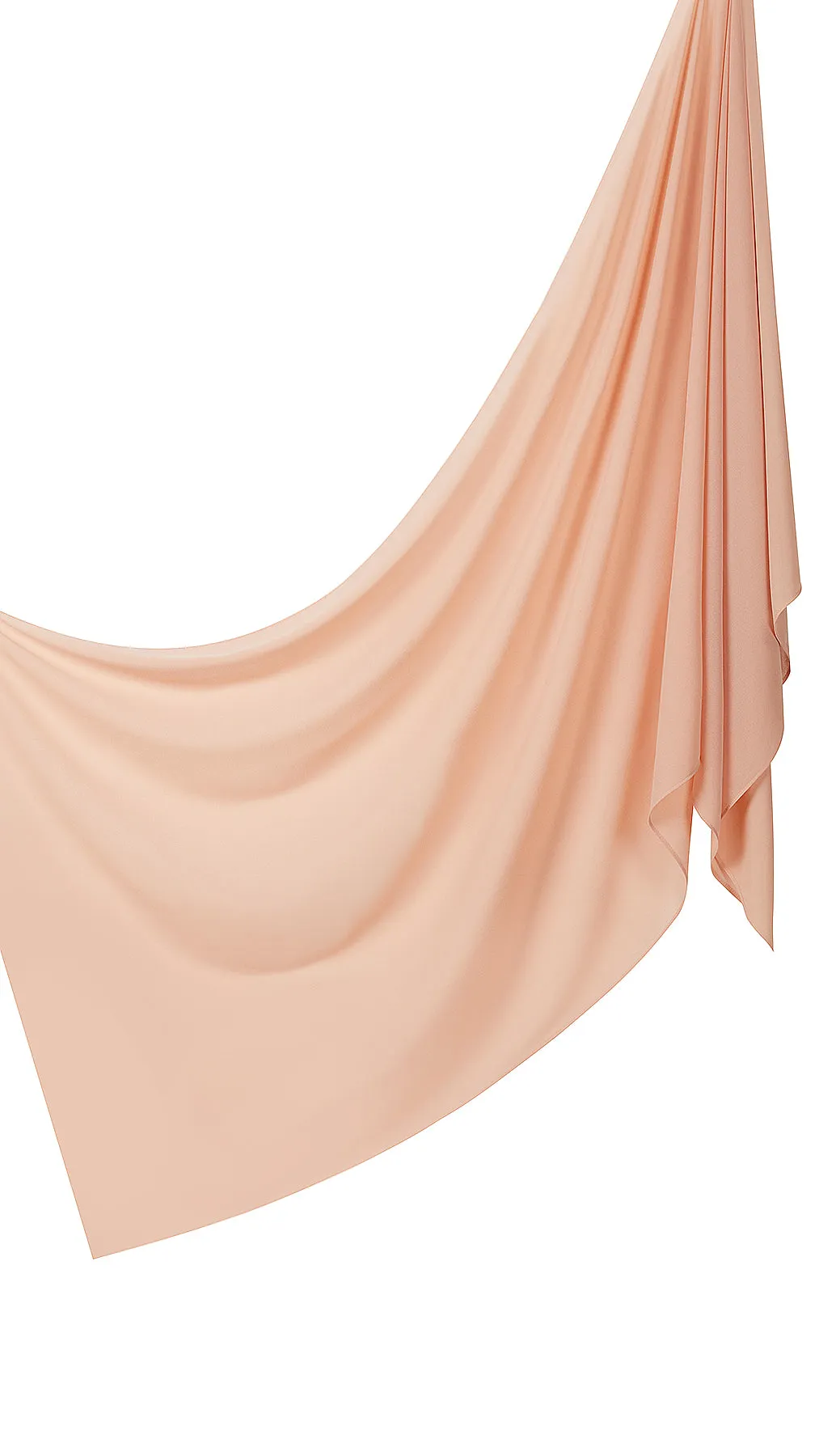 Chiffon Shawl - Shades of Peach-Orange