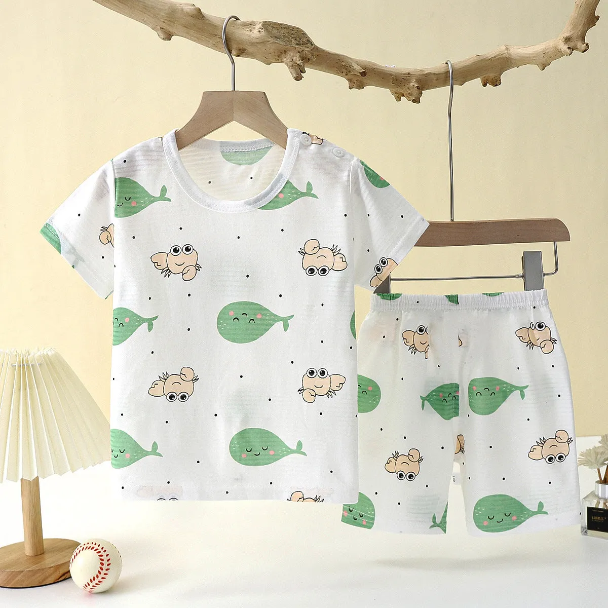 Children's Loungewear Pajamas Pure Cotton Underwear Set