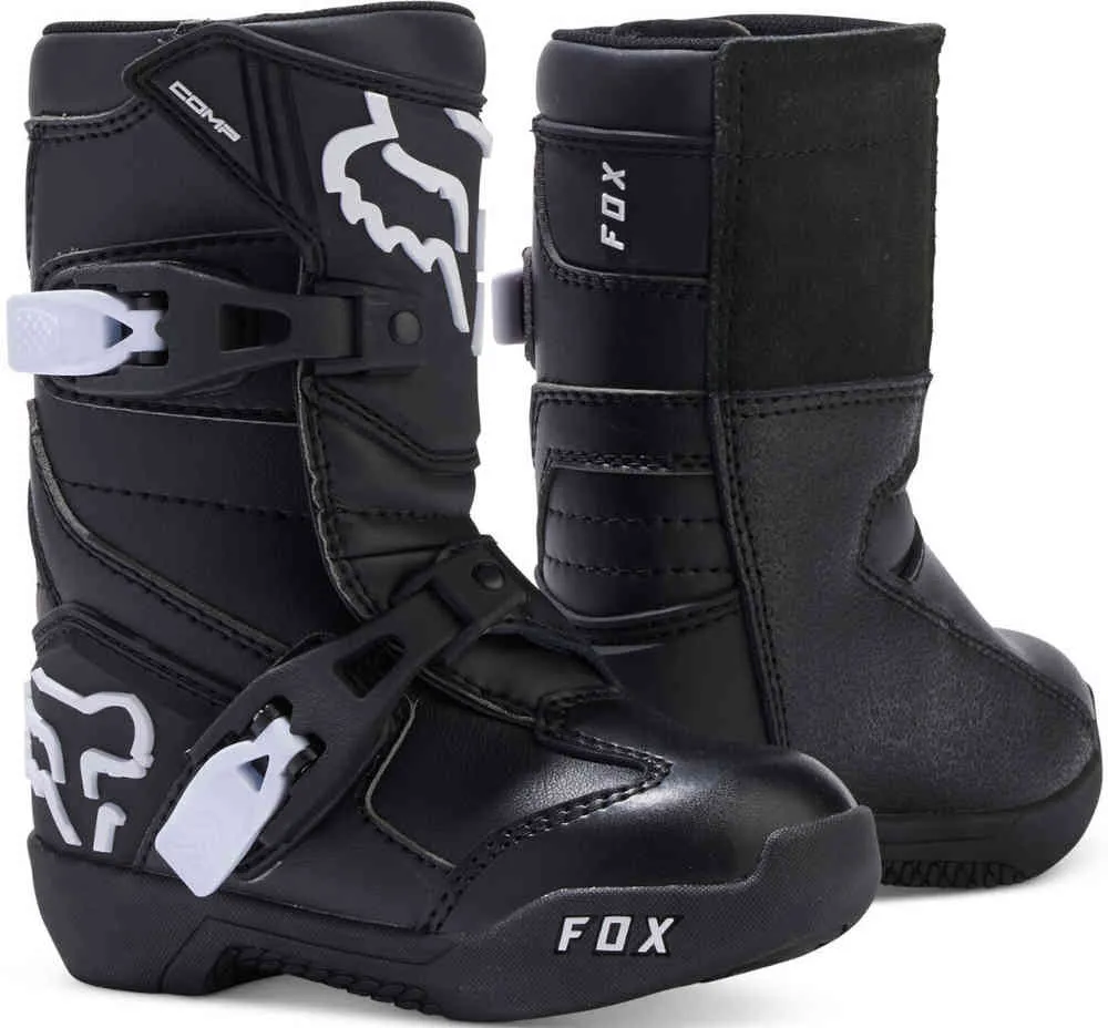 Children's motocross boots Comp FOX, black