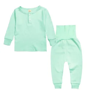 Children's pajamas belly care suit